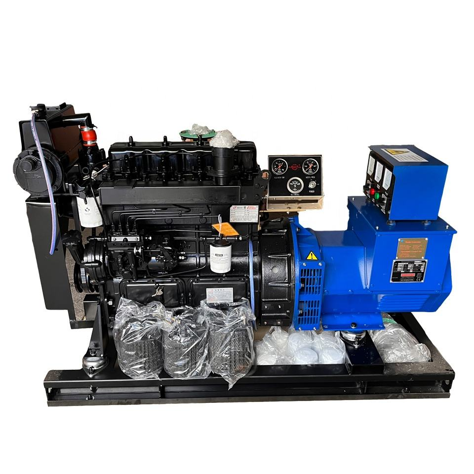 Marine Parts Supplier Marine Generator Open Type 25kw 230/400V 50/60Hz with Circuit Breaker Can Be Customized