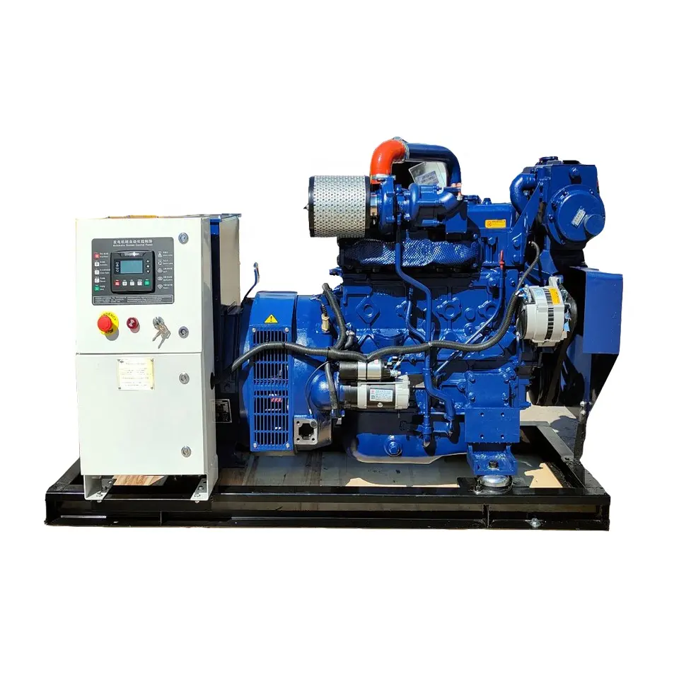 50kW Marine Diesel Generator Set 220V/60Hz 1800rpm IP23 MTC/ISO/CE Certified