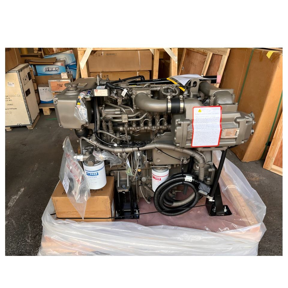Sinooutput New Inboard Diesel Marine Generator Set Open Type 60HZ 15kva 1800rpm 220v CCS Certificate 4 Cylinder 4 Stroke Model